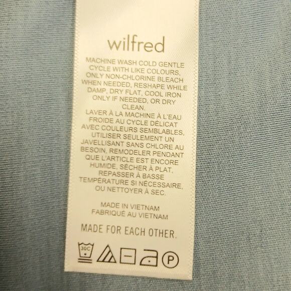 Aritzia Wilfred SZ M Fortune Jersey T-Shirt Resort Maxi Dress - Picture 7 of 7